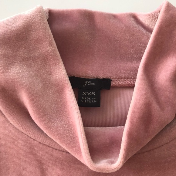 J Crew Velvet Mock Neck Sleeveless Top - Picture 2 of 4